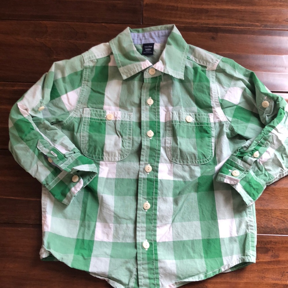Baby Gap Long Sleeve or short Button up Size 4T